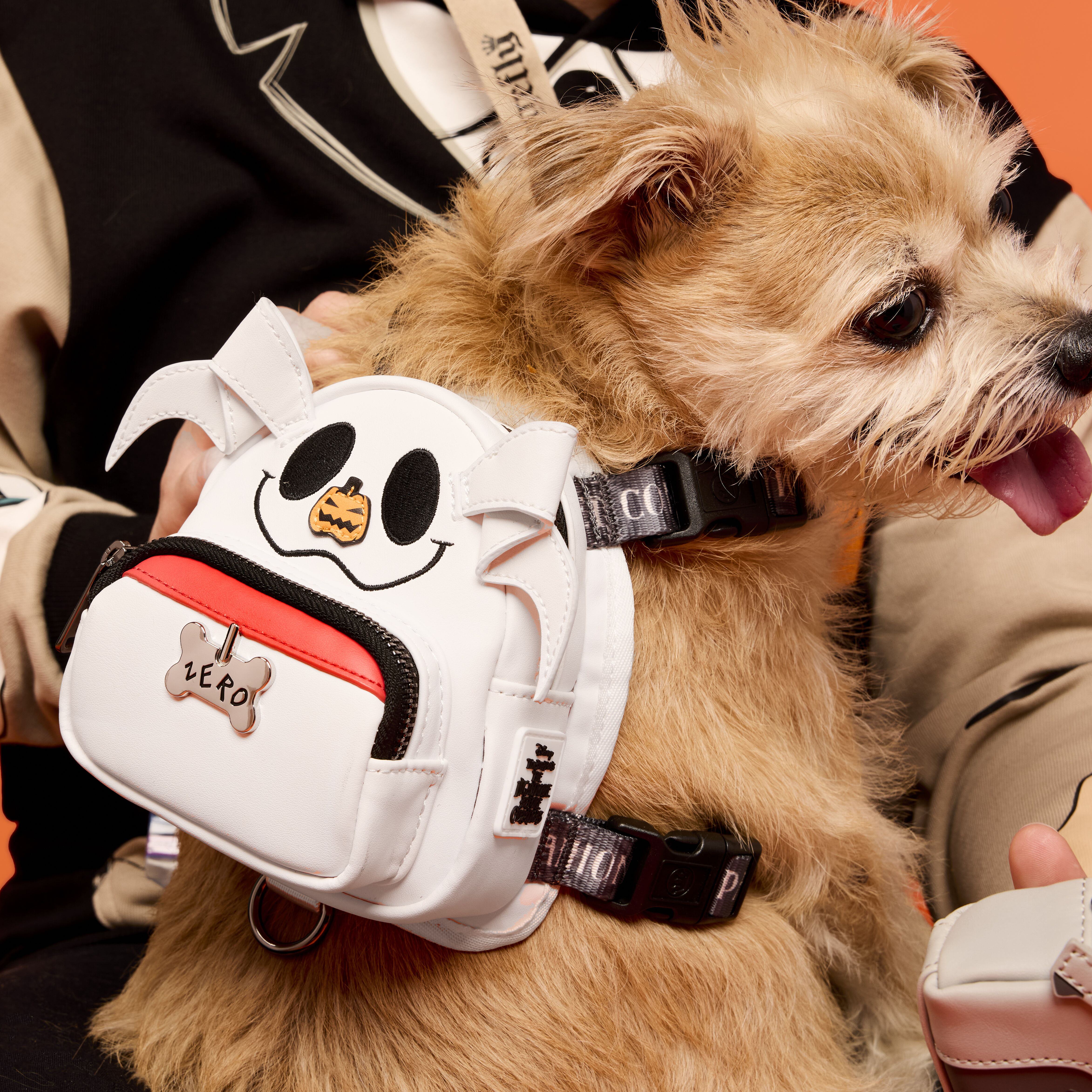 The Nightmare Before Christmas Zero Cosplay Mini Backpack Dog Harness